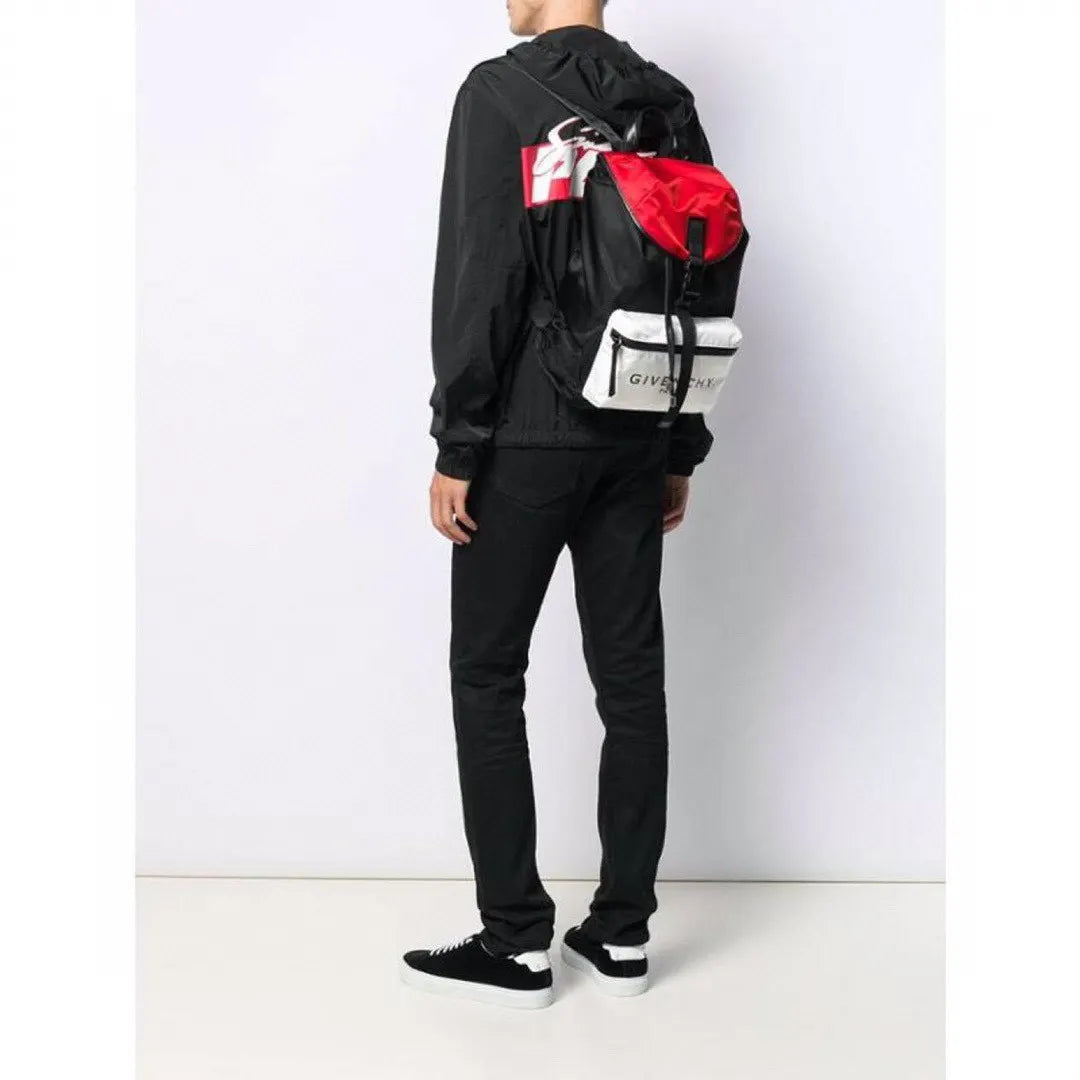 Givenchy Black Nylon Backpack - Hình 3