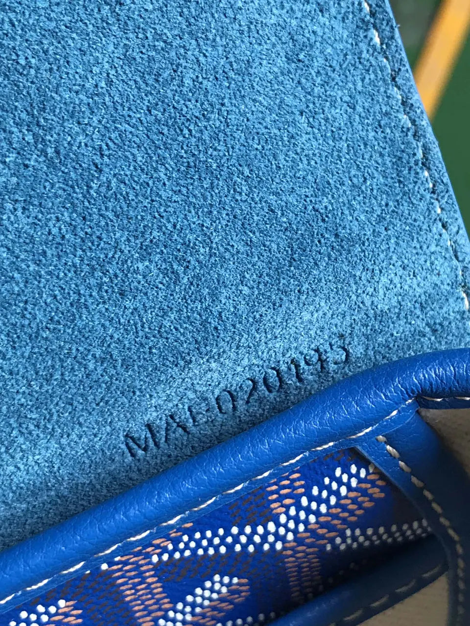 Goyard Royal Blue Alpin Backpack - Hình 9