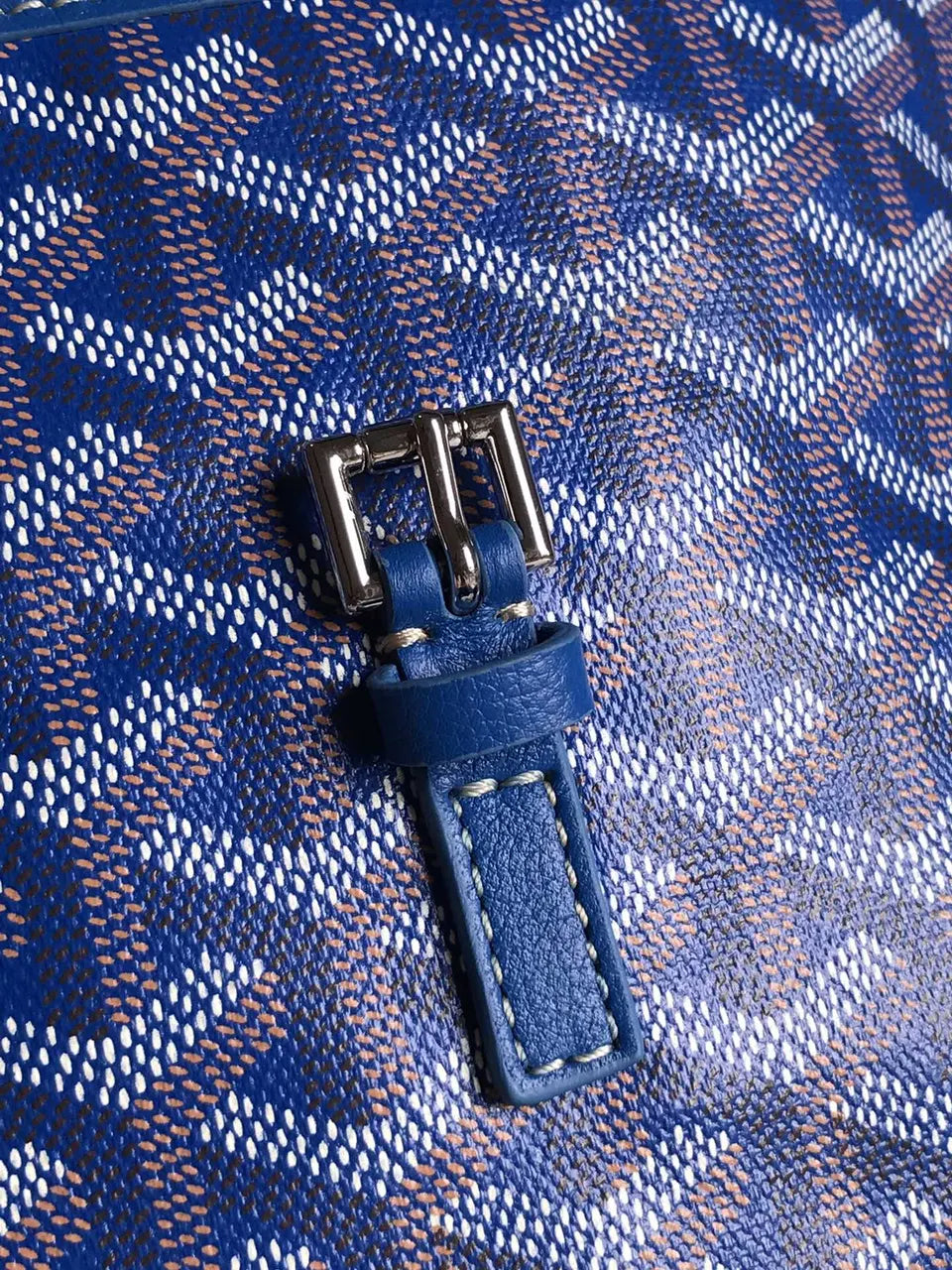 Goyard Royal Blue Alpin Backpack - Hình 7