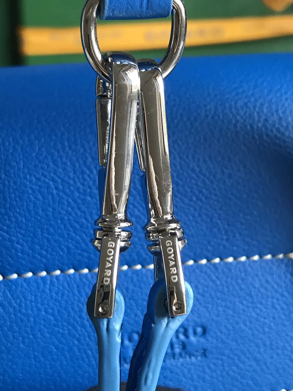 Goyard Royal Blue Alpin Backpack - Hình 4