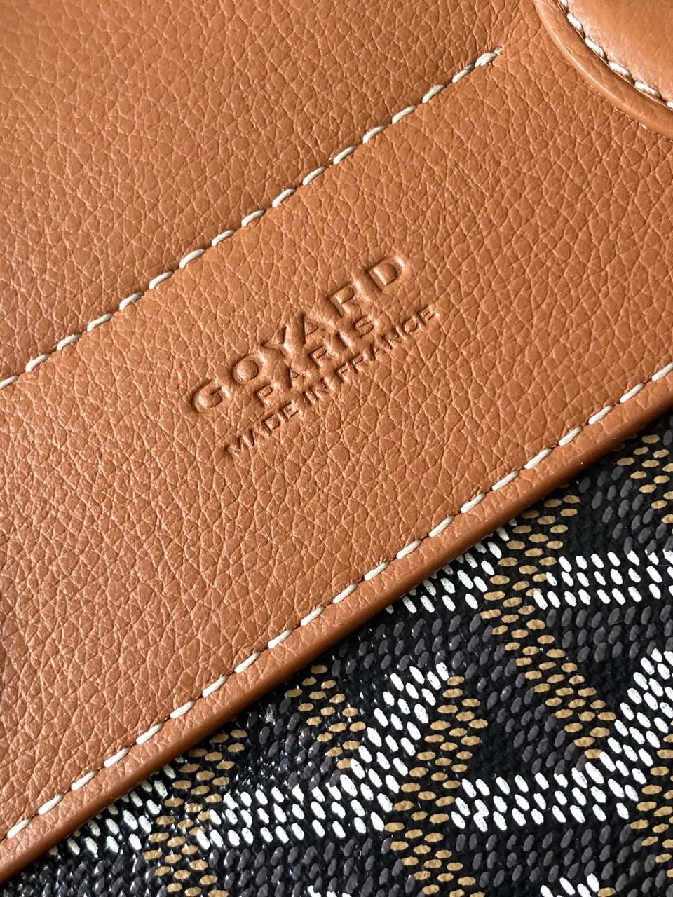 Goyard Brown Monogram Bag - Hình 4