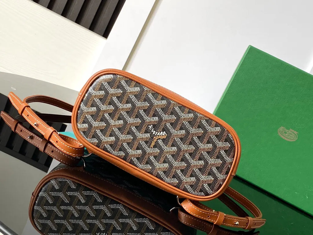 Goyard Brown Monogram Bag - Hình 2