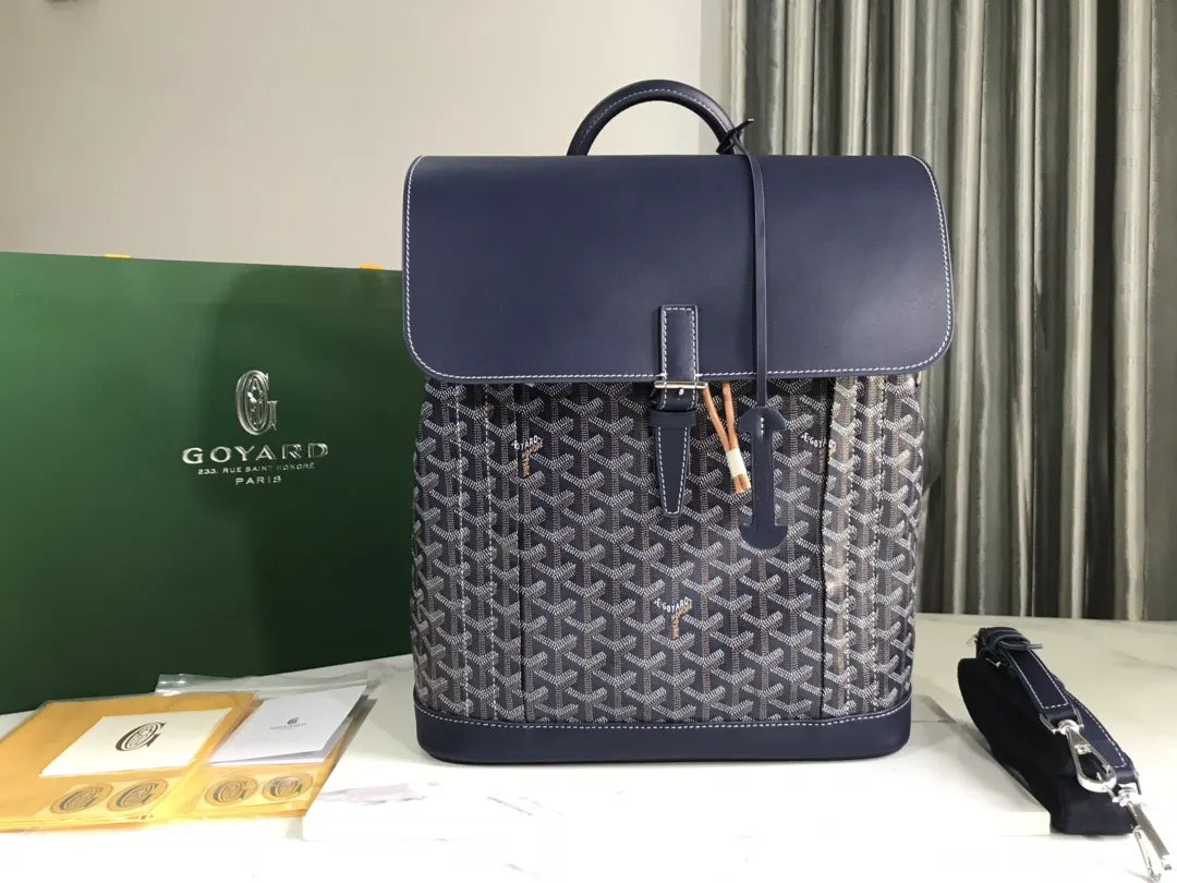 goyardine Goyard Navy Alpin Backpack