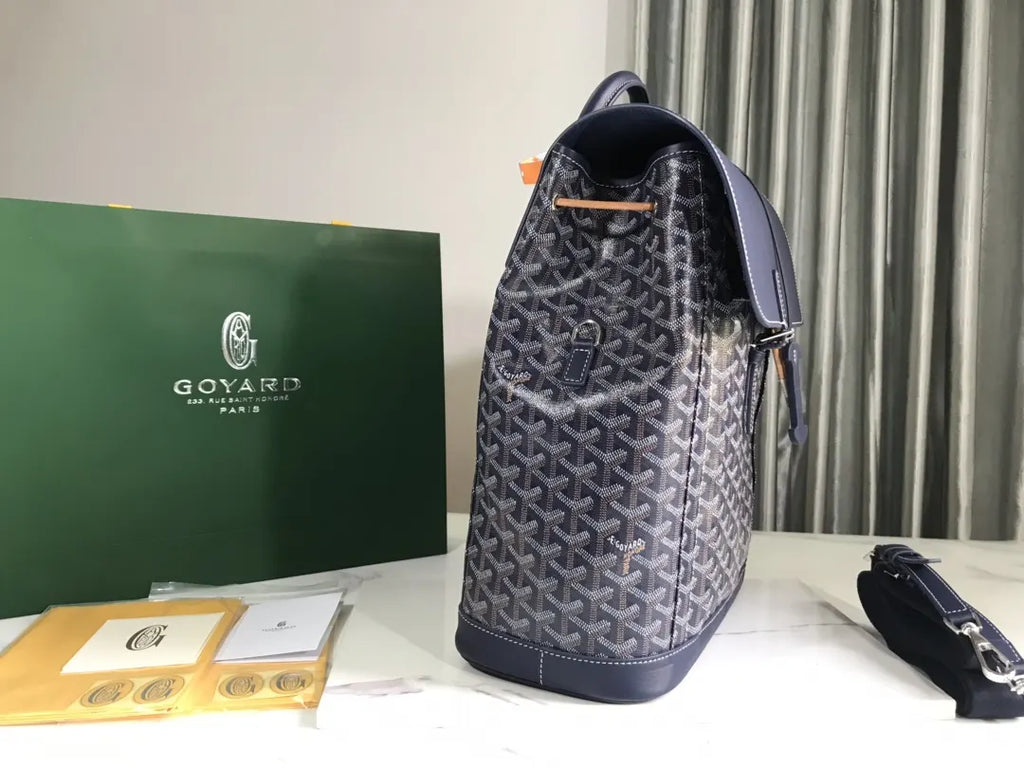 goyardine Goyard Navy Alpin Backpack - Hình 2