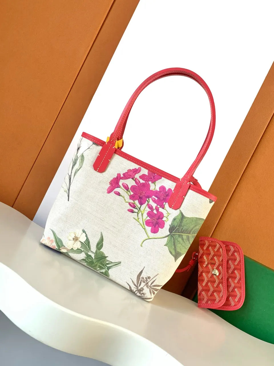 Goyard Coral Pink Artois - Hình 4
