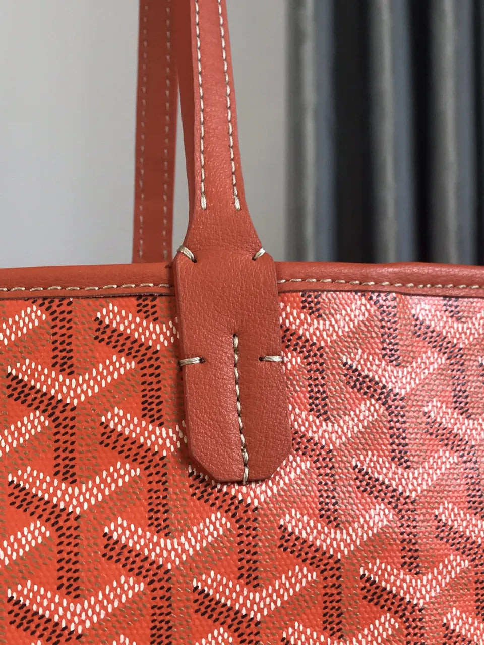 Goyard Orange Artois MM Bag - Hình 5