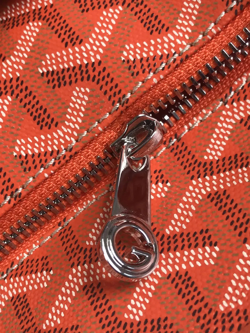 Goyard Orange Artois MM Bag - Hình 8