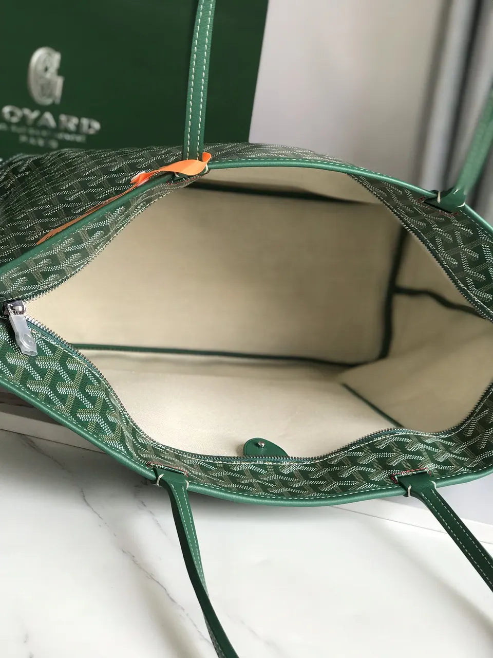 Goyard Green Artois MM - Hình 4