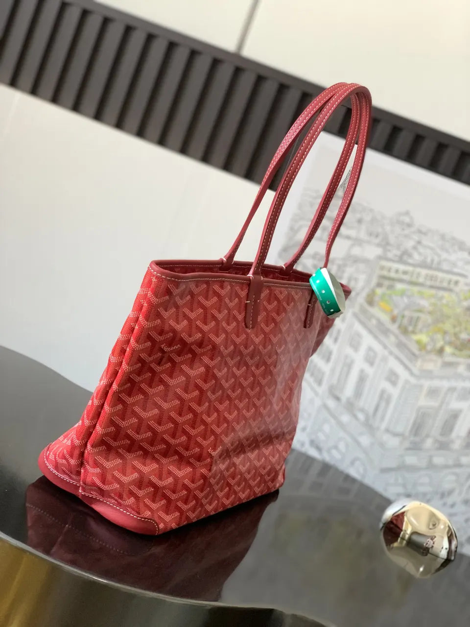 Goyard Red Goyardine St. Louis PM - Hình 2