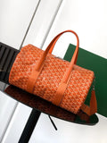travel Goyard Orange Goyardine Duffle