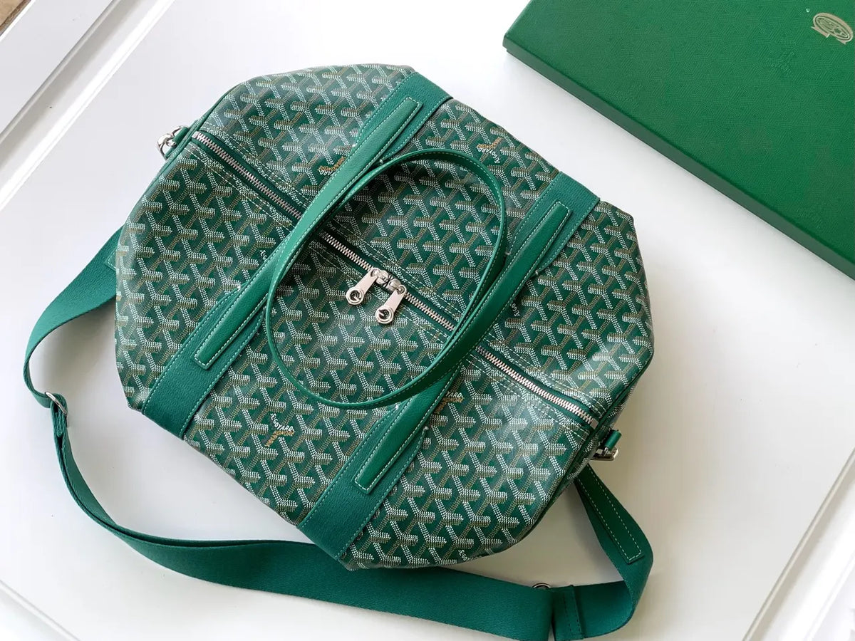 Goyard Vert Green Duffle Bag - Hình 5