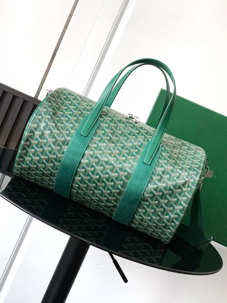 Goyard Vert Green Duffle Bag