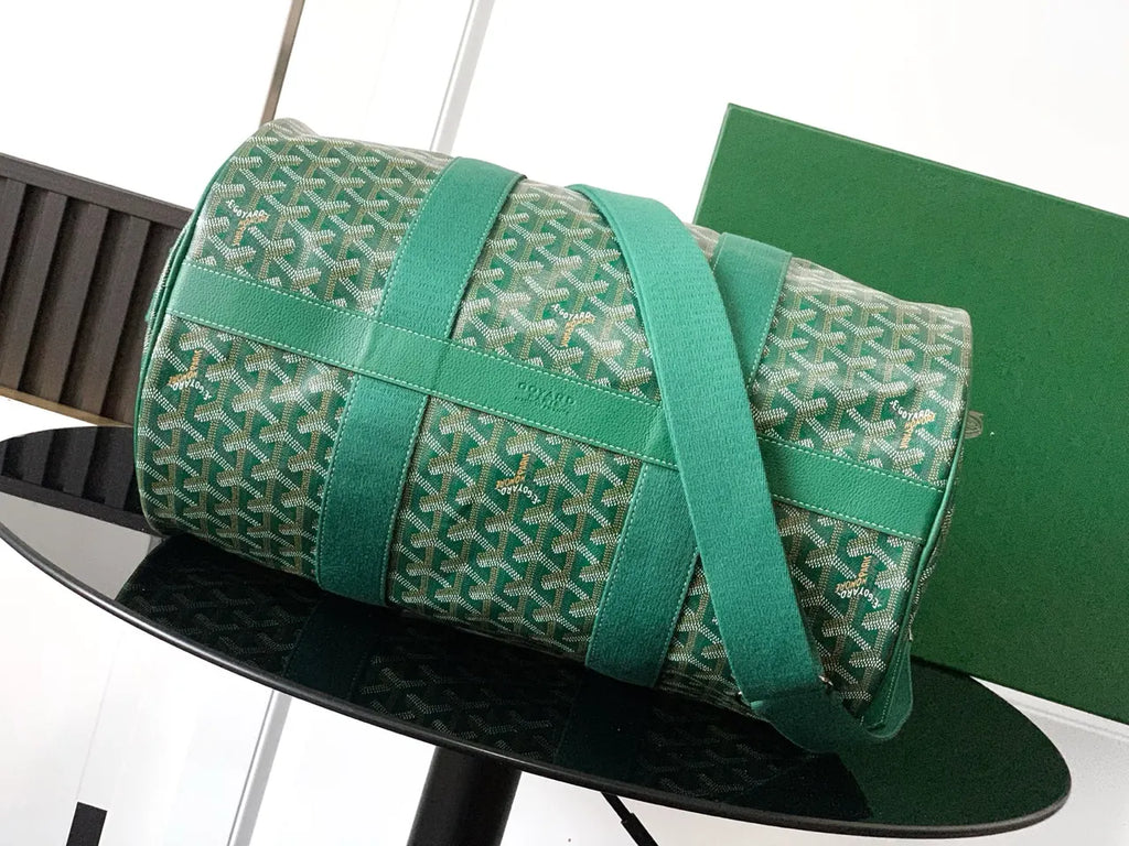Goyard Vert Green Duffle Bag - Hình 4