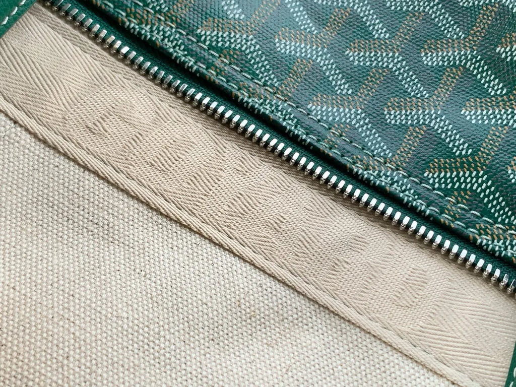 Goyard Vert Green Duffle Bag - Hình 8