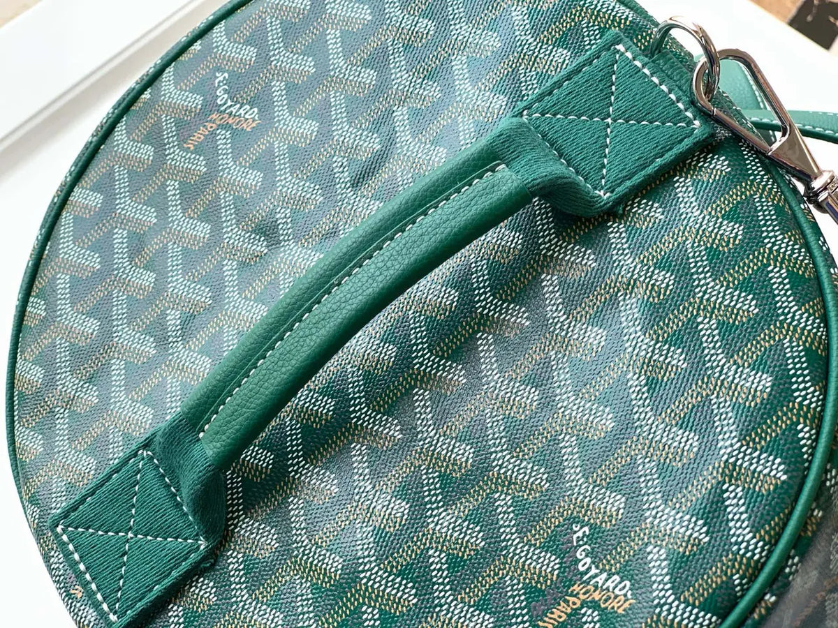 Goyard Vert Green Duffle Bag - Hình 6