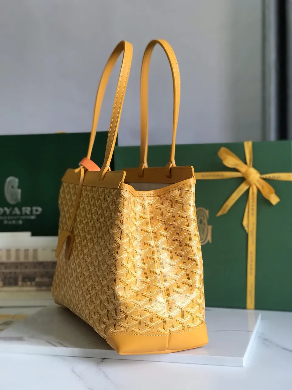 Goyard Yellow Fidji Bag - Hình 2