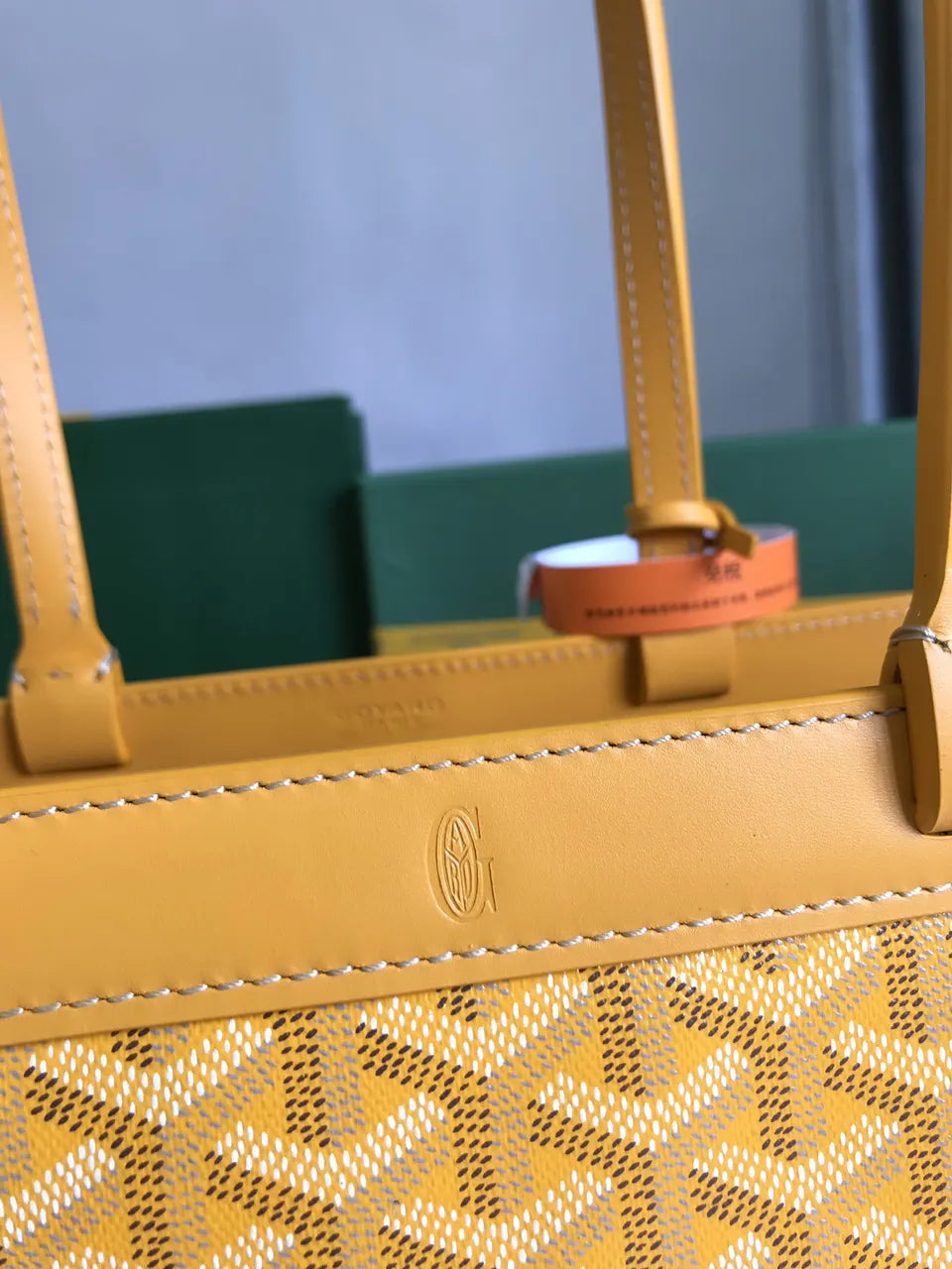 Goyard Yellow Fidji Bag - Hình 5