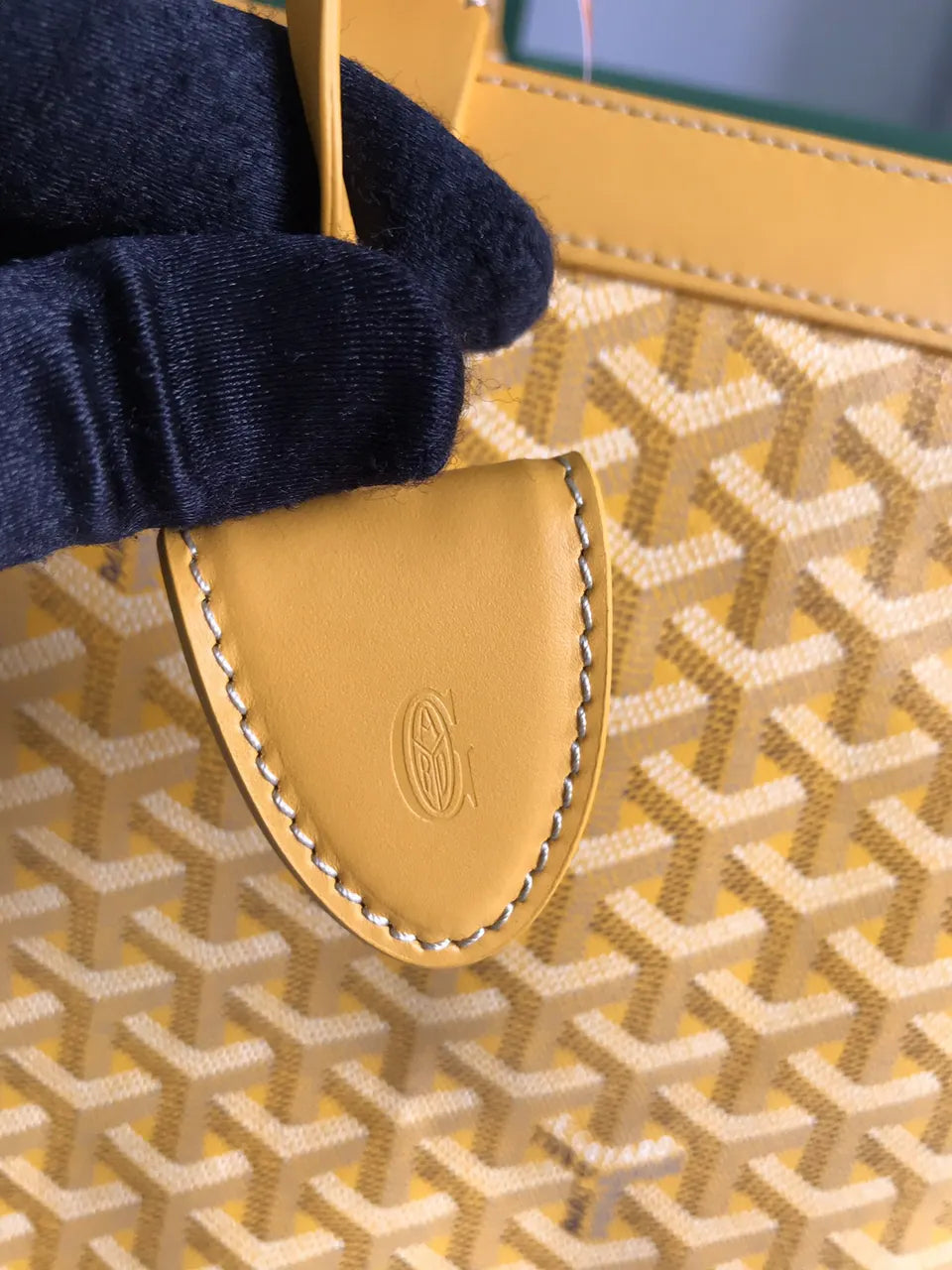 Goyard Yellow Fidji Bag - Hình 4