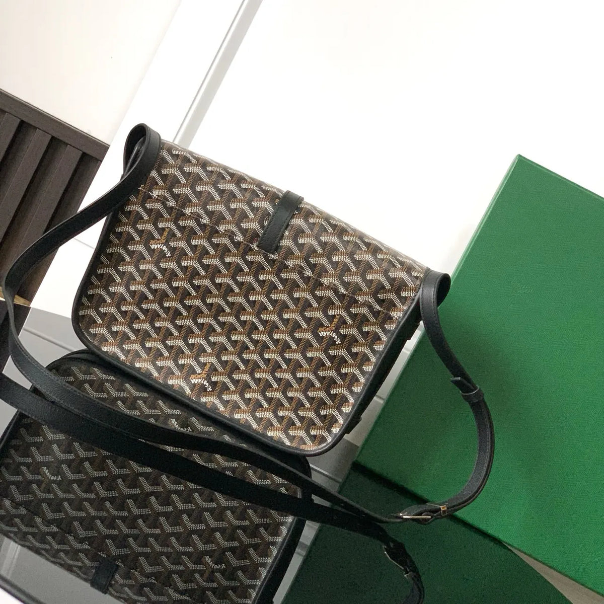 Goyard Olive Green Umhänger Bag - Hình 3
