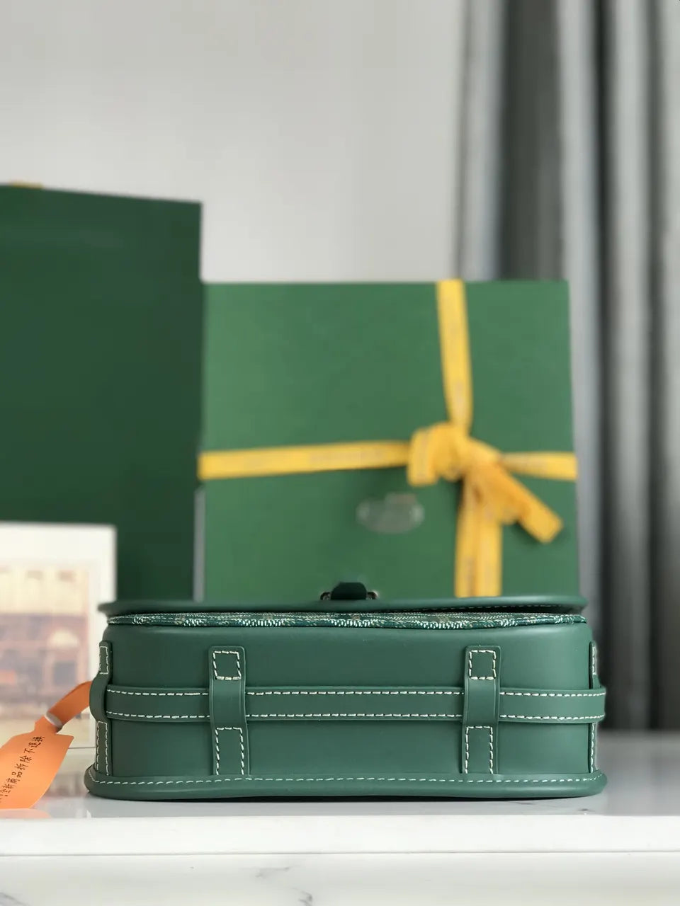 signature Goyard Green Monte Carlo Bag - Hình 7