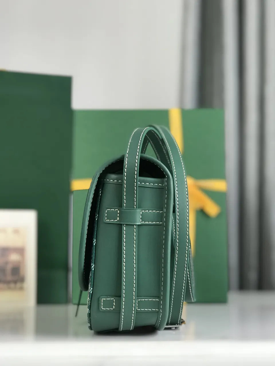 signature Goyard Green Monte Carlo Bag - Hình 5