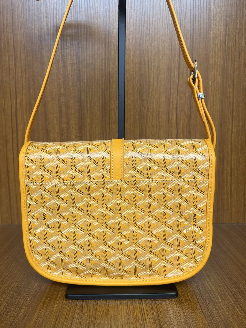 Goyard Gold Saigon Flap Bag - Hình 3
