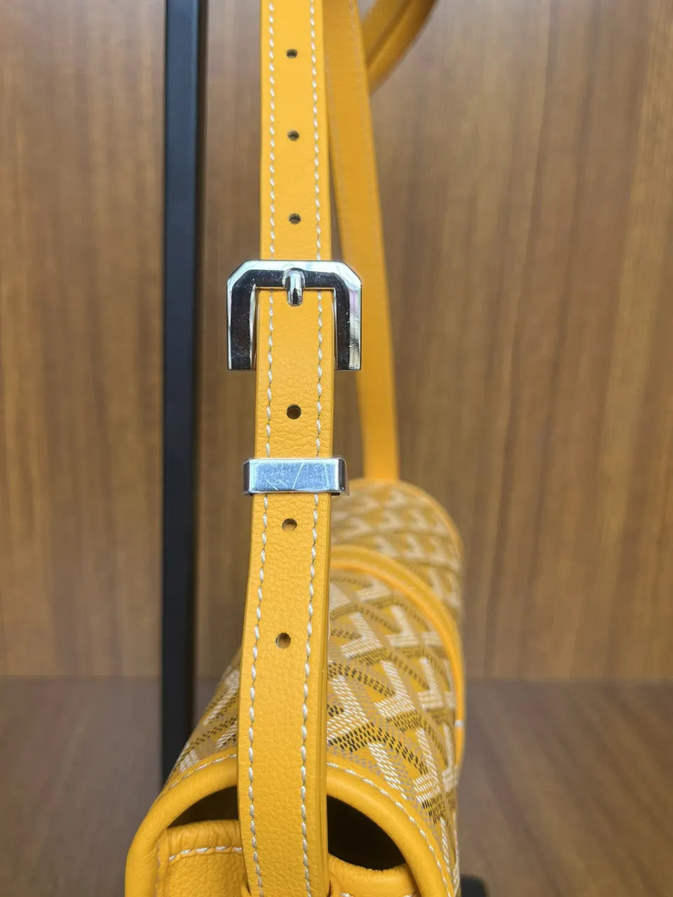 Goyard Gold Saigon Flap Bag - Hình 5