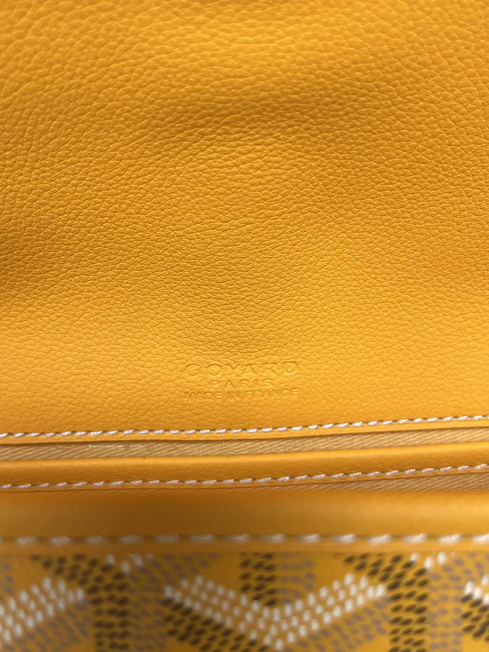 Goyard Gold Saigon Flap Bag - Hình 8