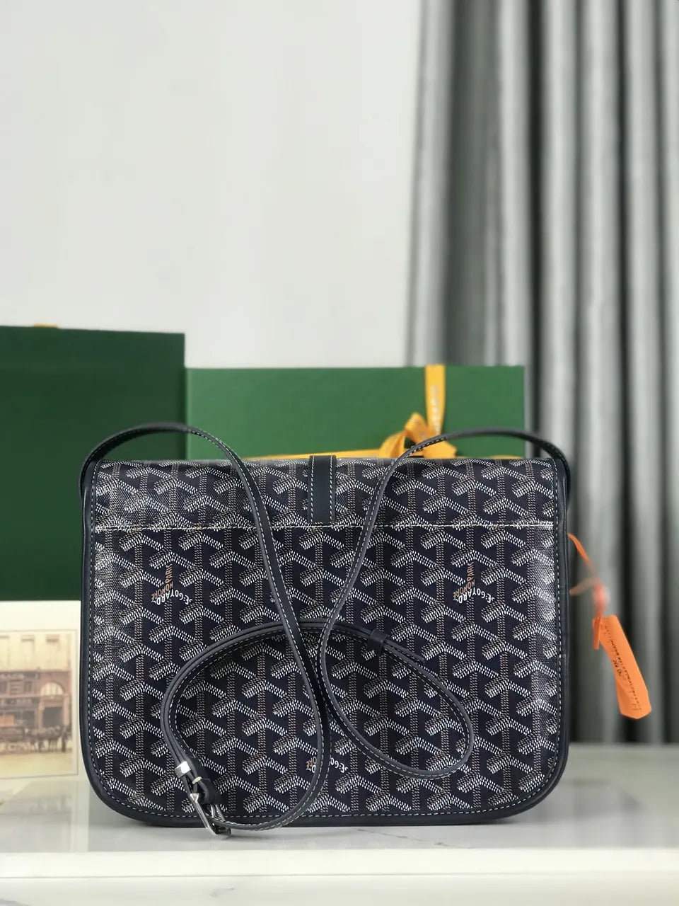 Goyard Navy Blue Besace Bag - Hình 2