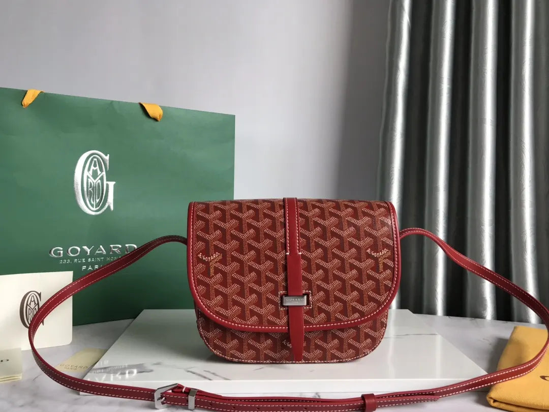 Goyard Rust Red Camera Bag