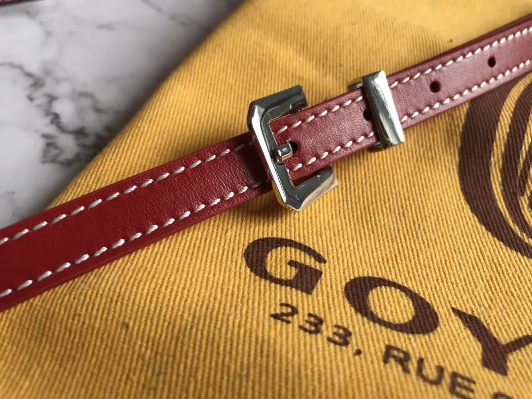 Goyard Rust Red Camera Bag - Hình 7