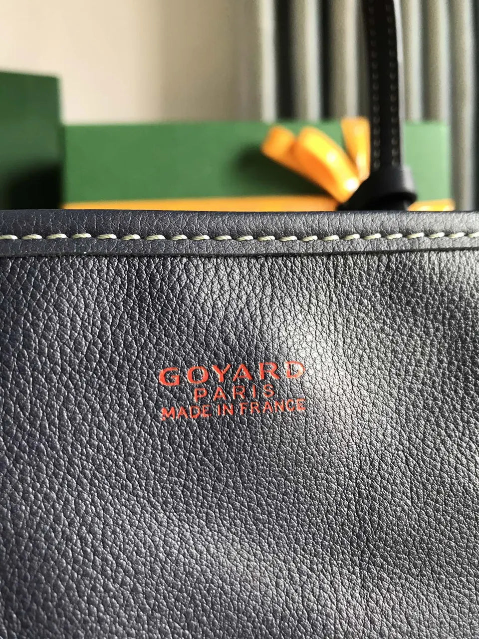 Goyard Navy Blue Anjou Mini - Hình 7