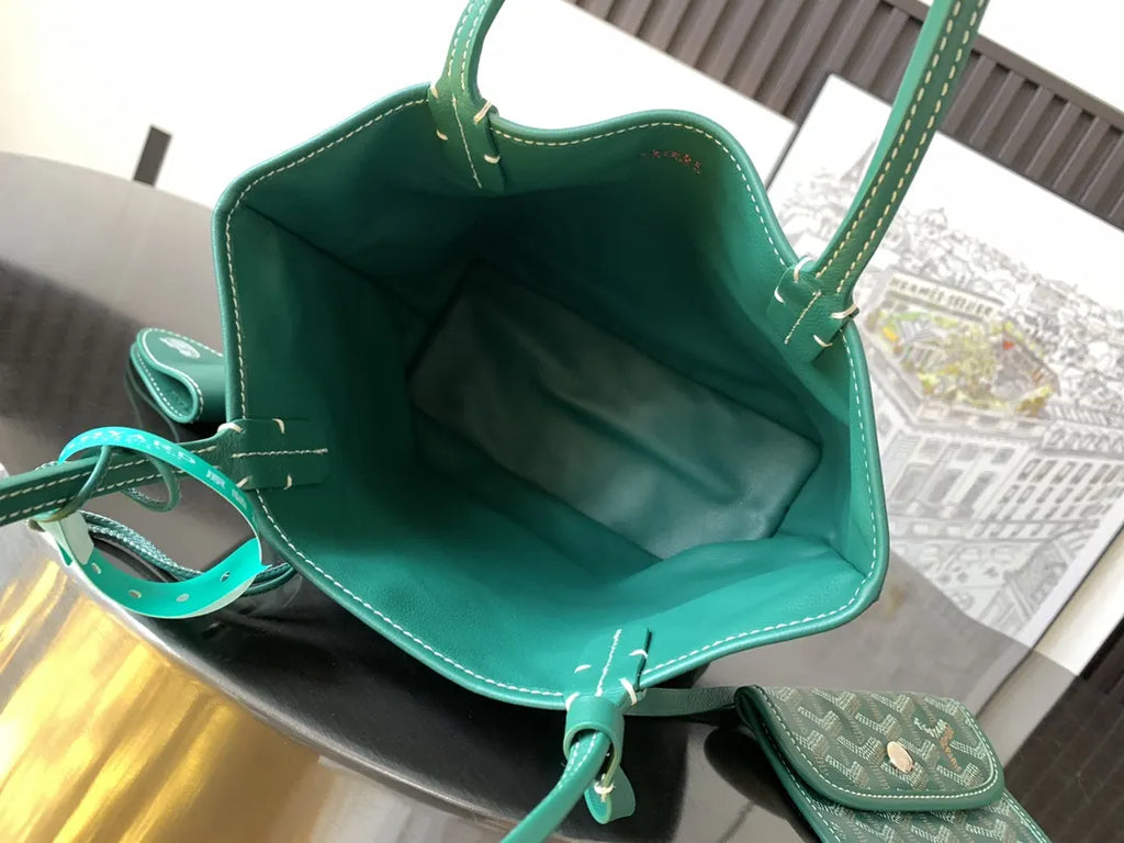 Goyard Vert Clair Anjou Mini - Hình 8