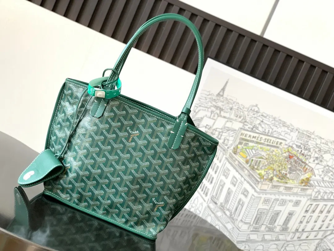 Goyard Vert Clair Anjou Mini - Hình 3