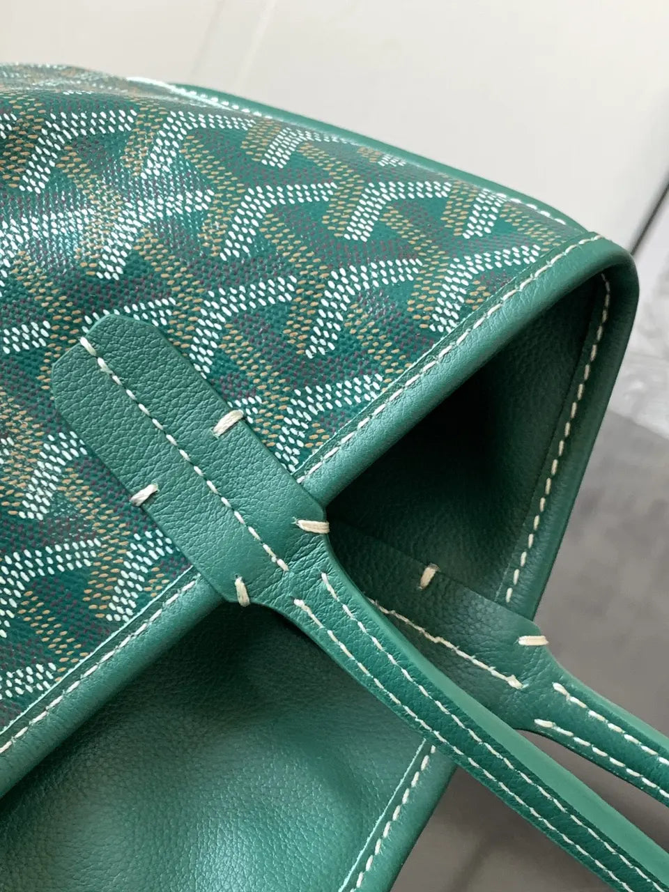 Goyard Vert Clair Anjou Mini - Hình 6