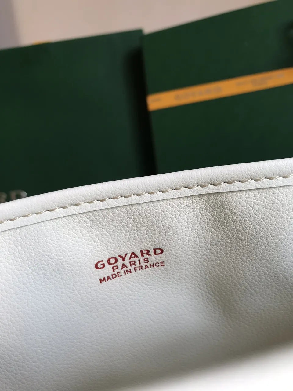 Goyard White Anjou Mini - Hình 6