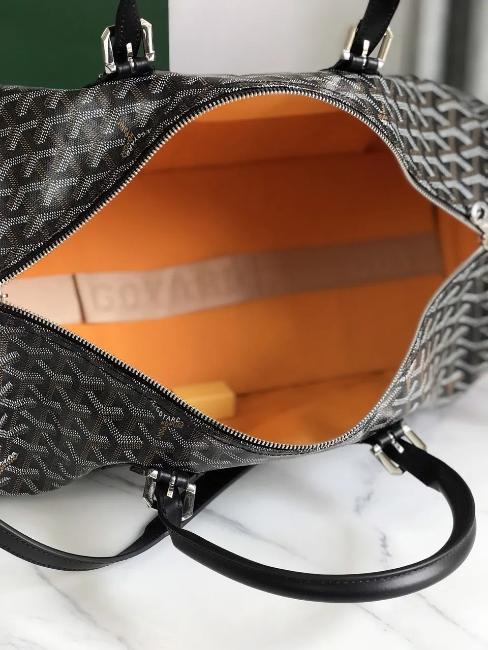 Goyard Black Monogram Duffle - Hình 7