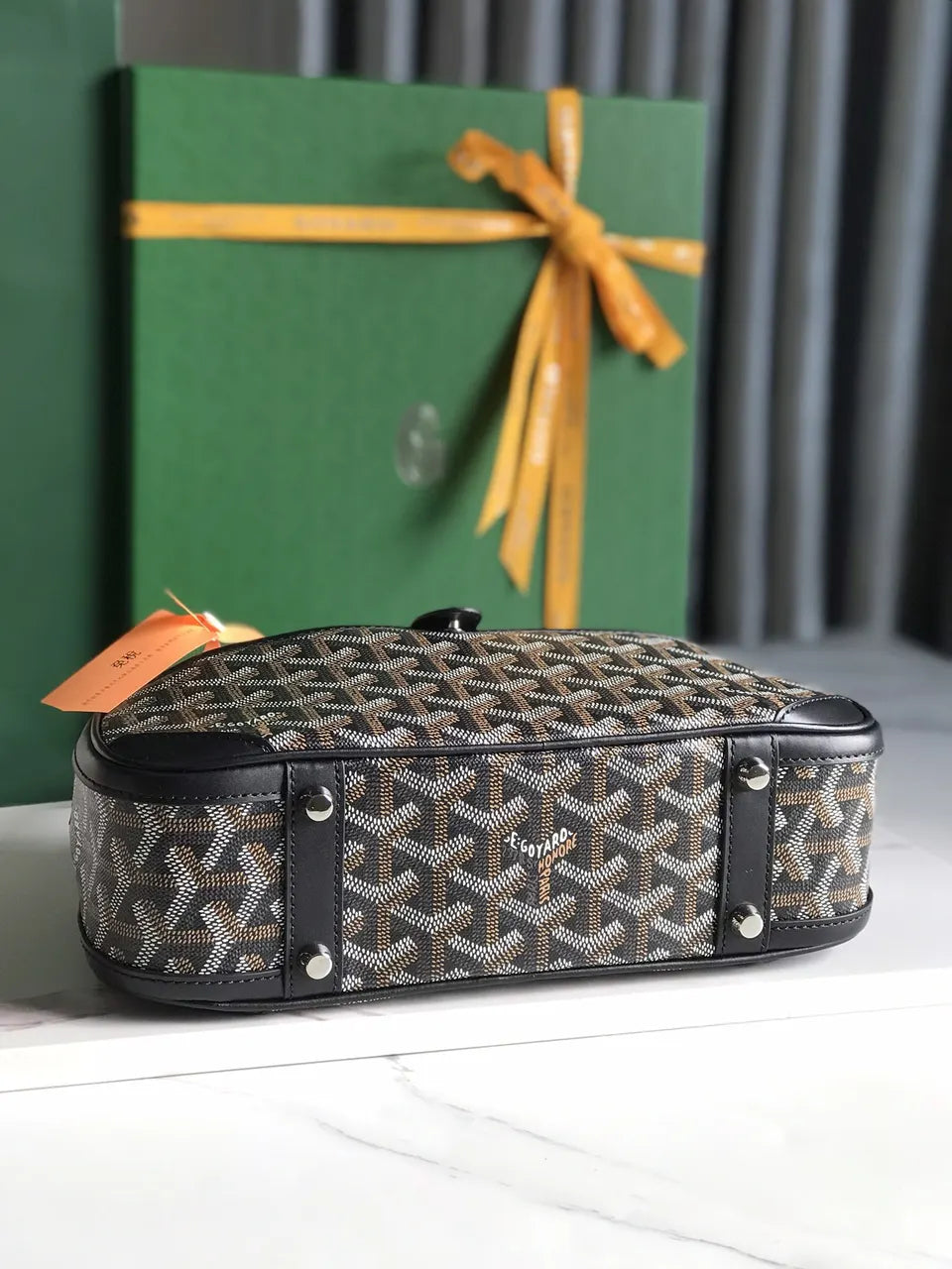 Goyard Black Boulogne Bag - Hình 3