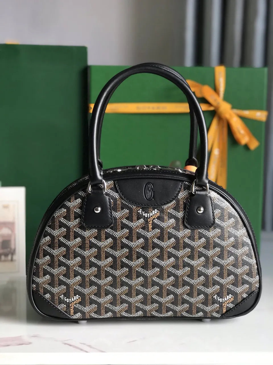Goyard Black Boulogne Bag - Hình 2