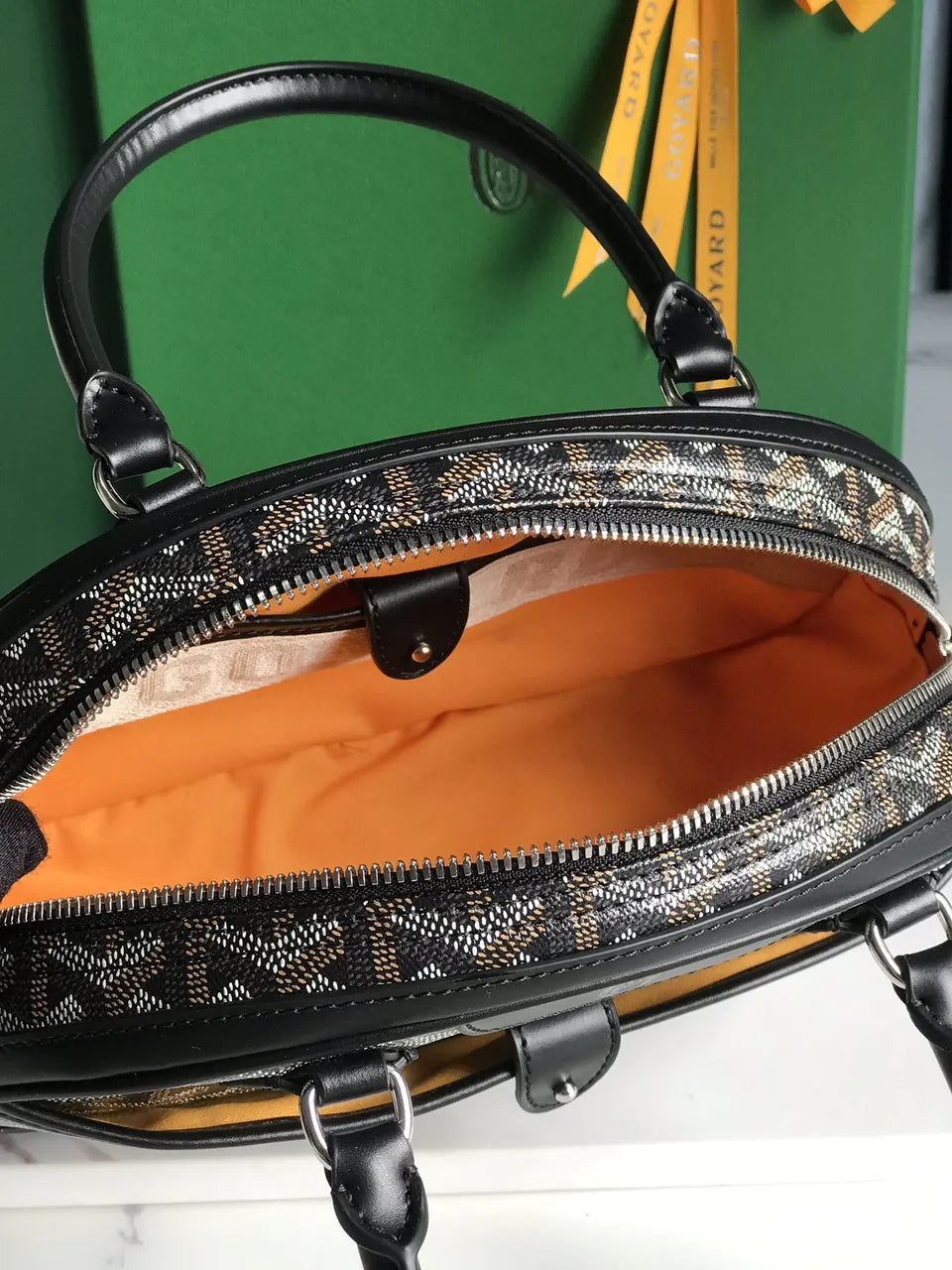 Goyard Black Boulogne Bag - Hình 8