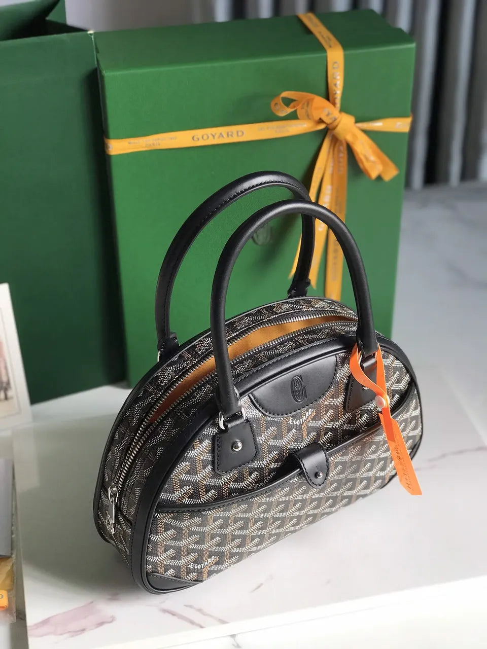 Goyard Black Boulogne Bag - Hình 6