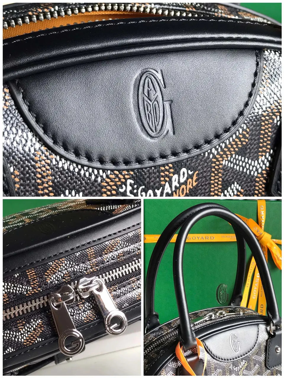 Goyard Black Boulogne Bag - Hình 4