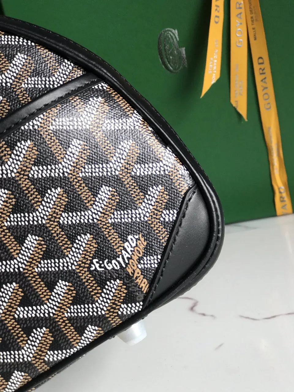 Goyard Black Boulogne Bag - Hình 5