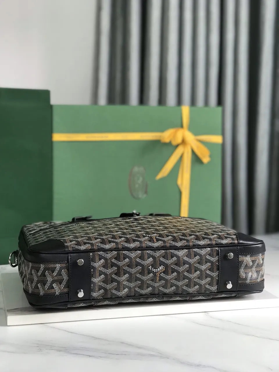 Goyard Black Business Bag - Hình 7