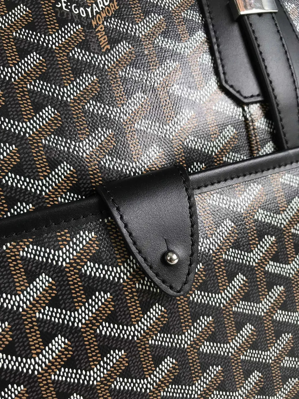 Goyard Black Business Bag - Hình 6