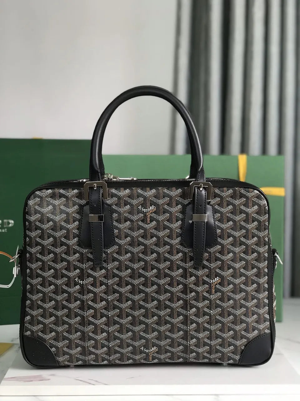 Goyard Black Business Bag - Hình 3