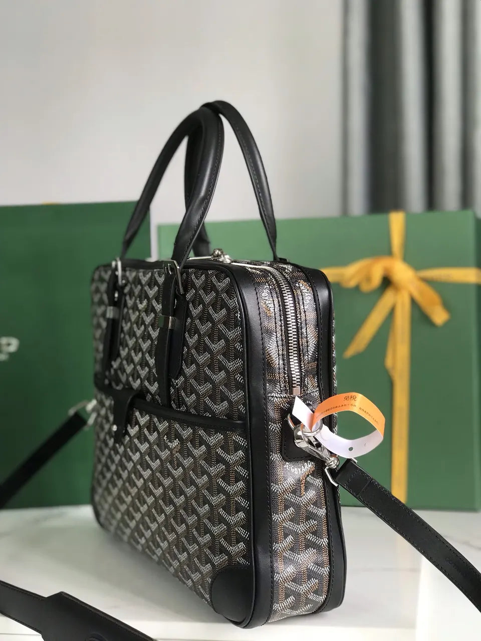 Goyard Black Business Bag - Hình 2