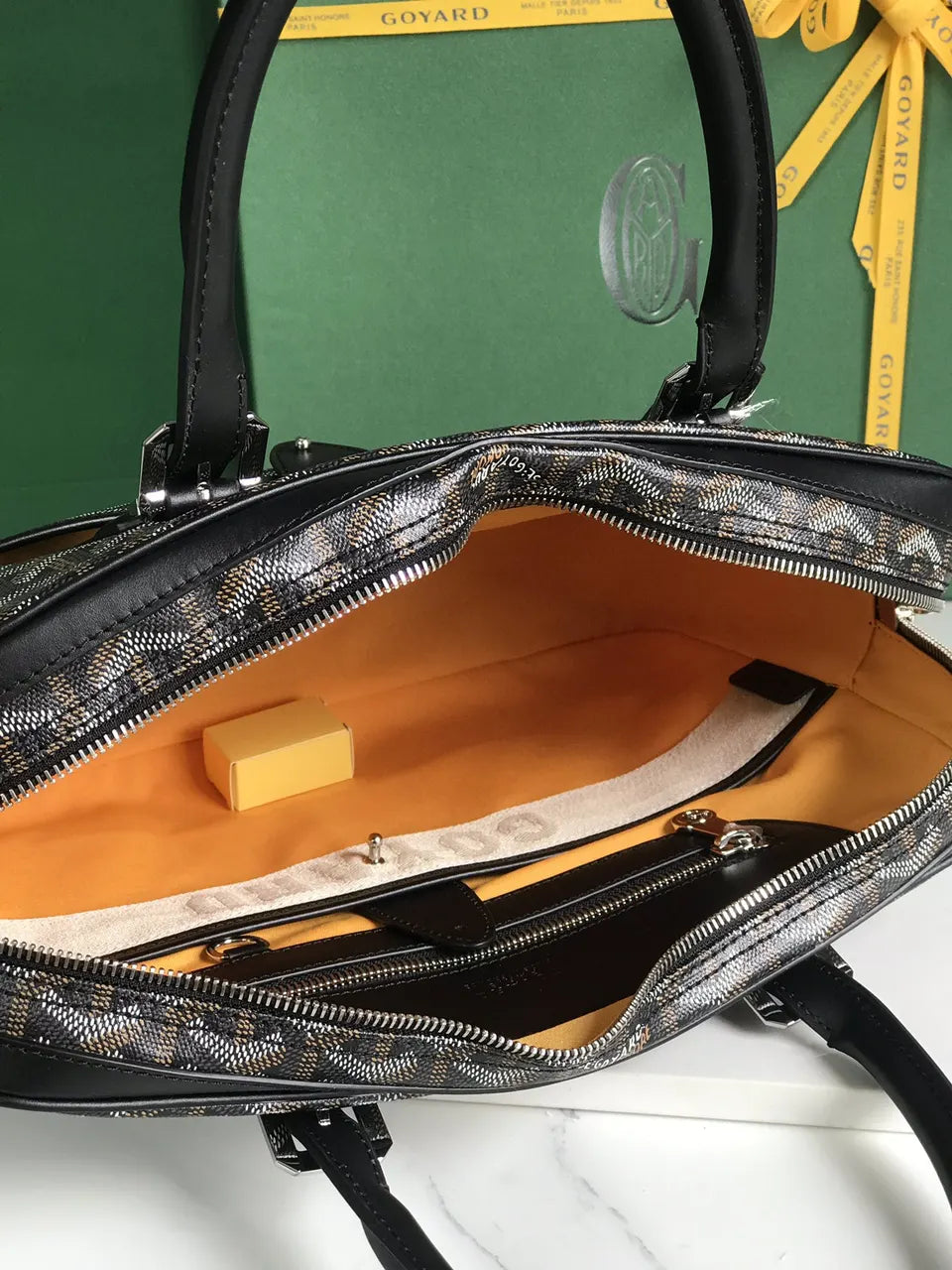 Goyard Black Business Bag - Hình 9