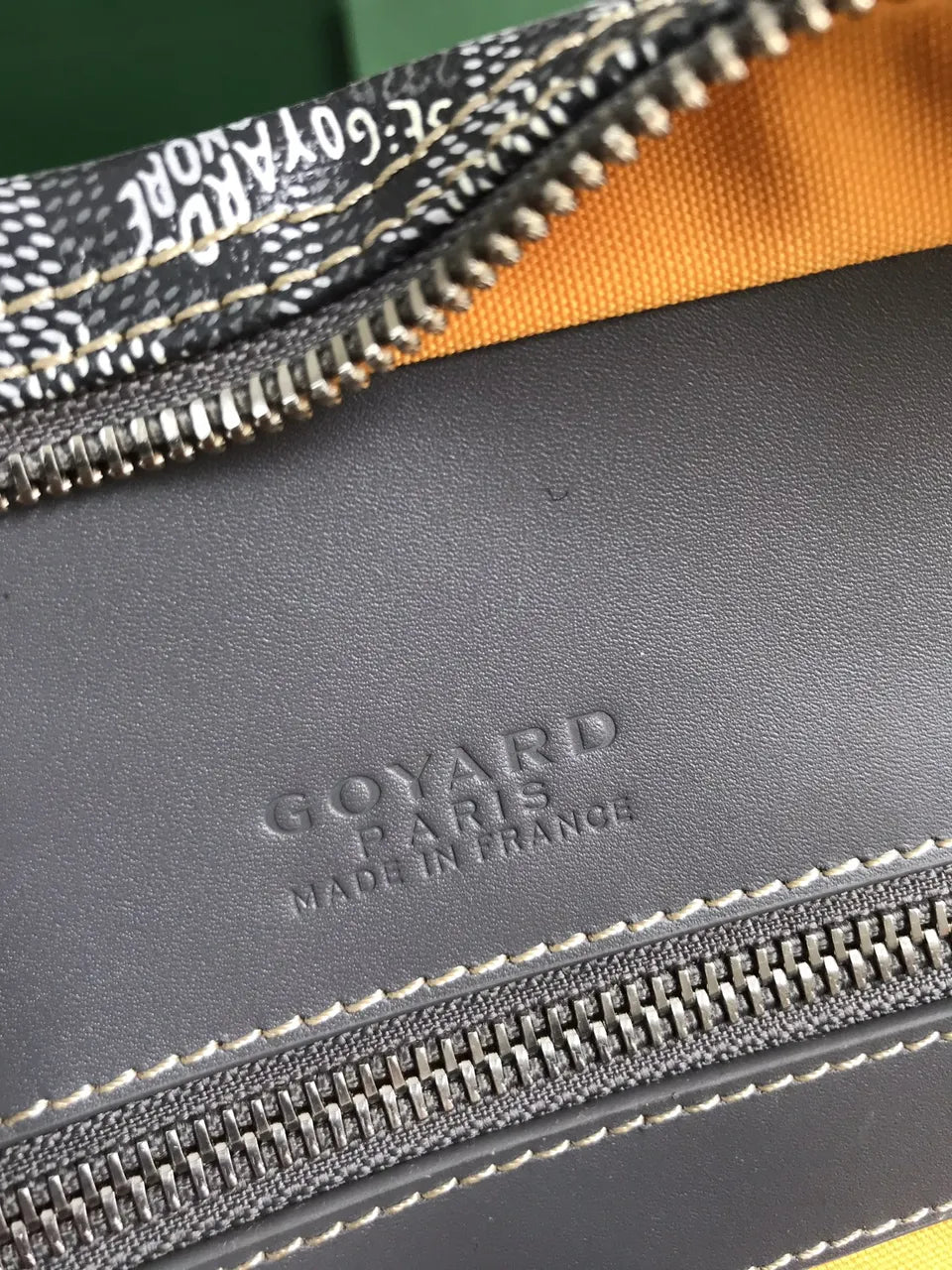 Goyard Grey Voltaire Briefcase - Hình 4