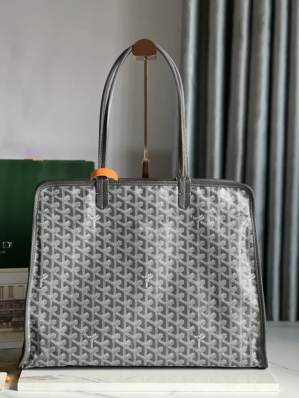 Goyard Gray Structured Tote